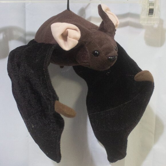 Fiesta Realistic Brown Bat Plush Flying Hanging Velvet Wings Halloween 21" - Picture 2 of 6